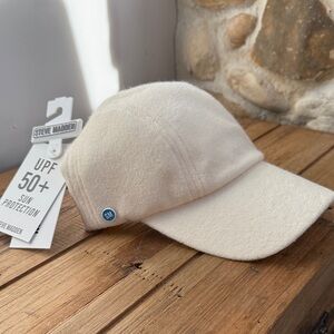 NWT Steve Madden Terry Cloth Cap